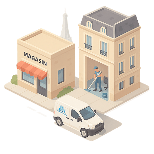 Objectif Propre : Nettoyage de bureaux et de boutiques