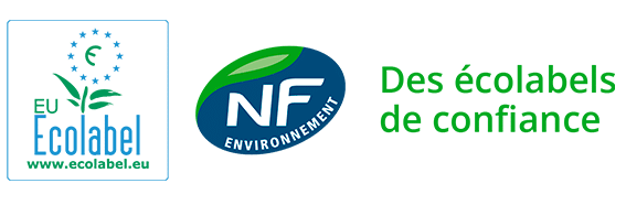 Logo EcoLabel et NF Environnement